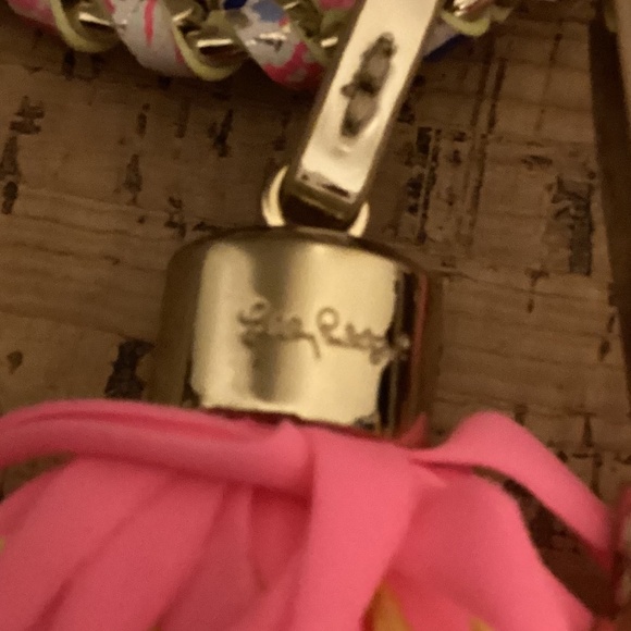 LILY PULITZER LARGETOTE BAG WITH TASSELS - Picture 11 of 14